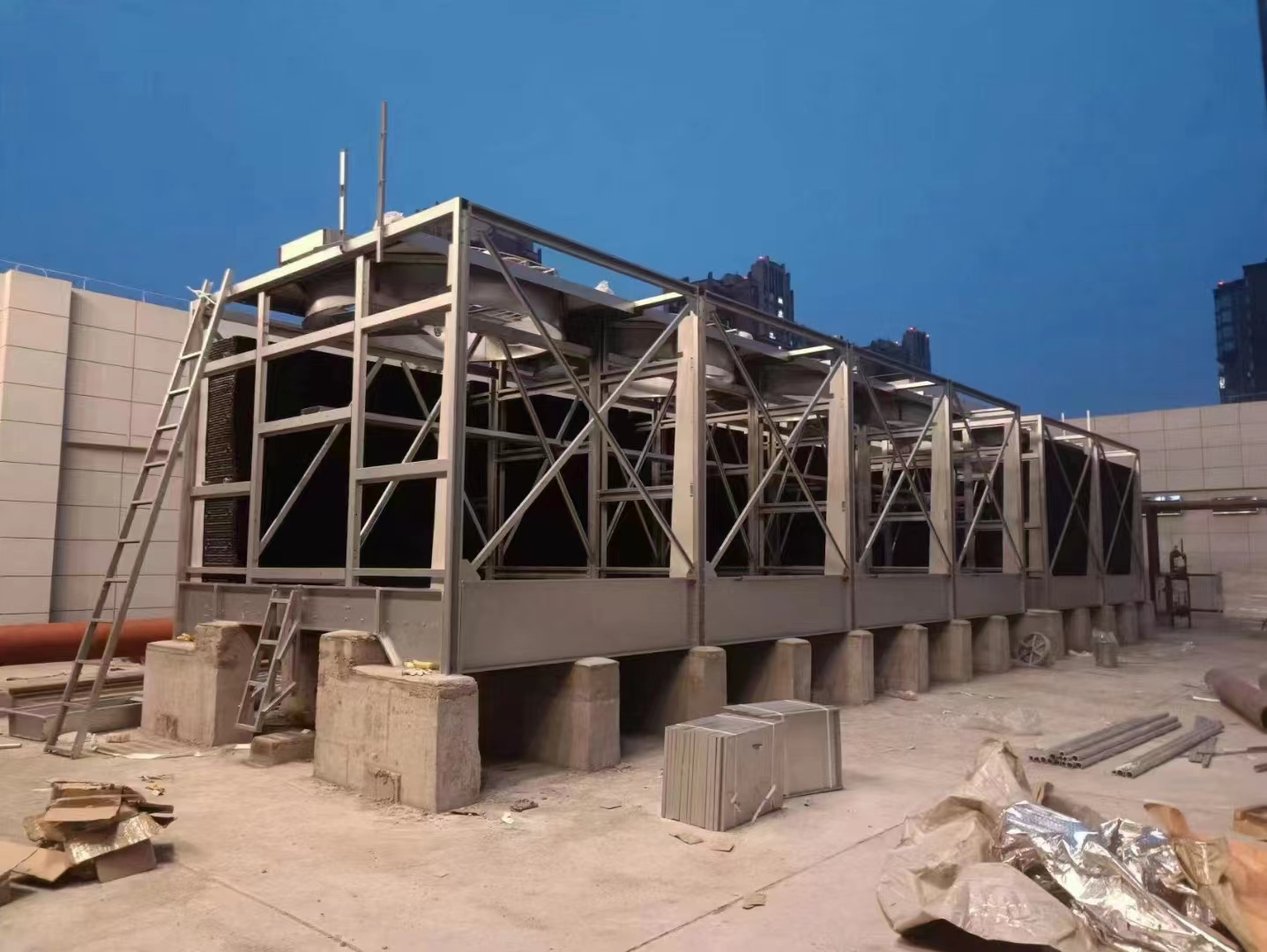 玻璃鋼冷卻塔的基本原理(高溫型玻璃鋼冷卻塔型號)